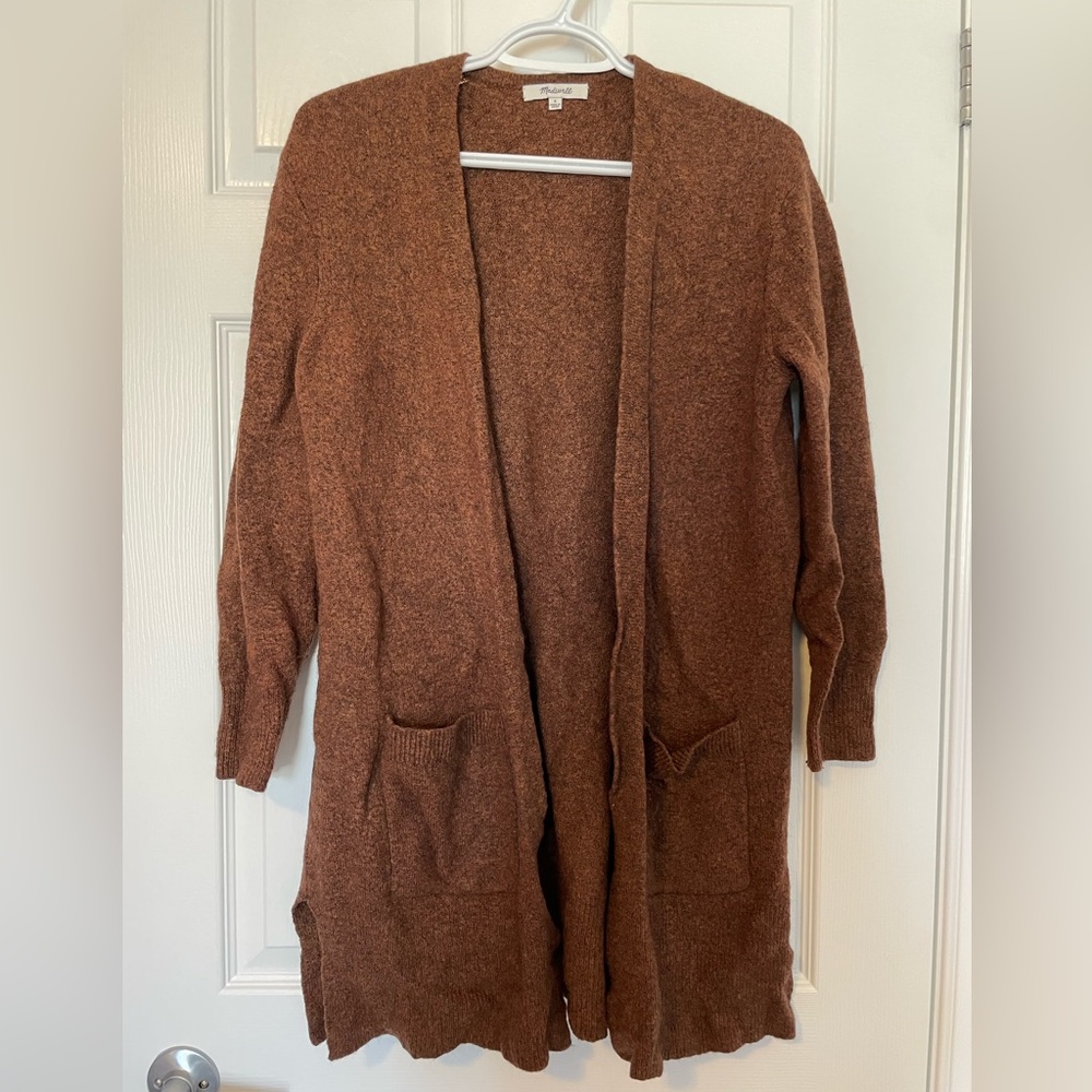 Madewell brown cardigan - S